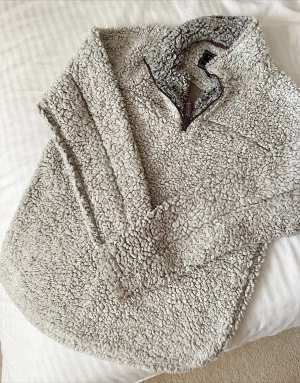 True Grit Original Frosty Tipped Pullover Sherpa Jacket - Image 6