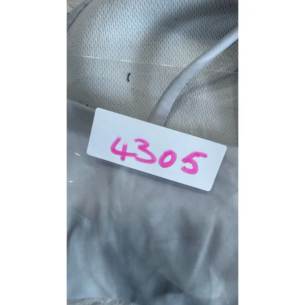 Lululemon Free To Be Serene Sports Bra Light Gray Strappy Back Yoga Size 6 - Image 6