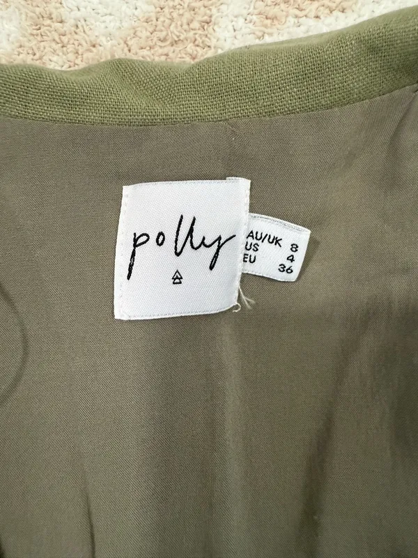 Princess Polly Romper Olive Green - Image 3