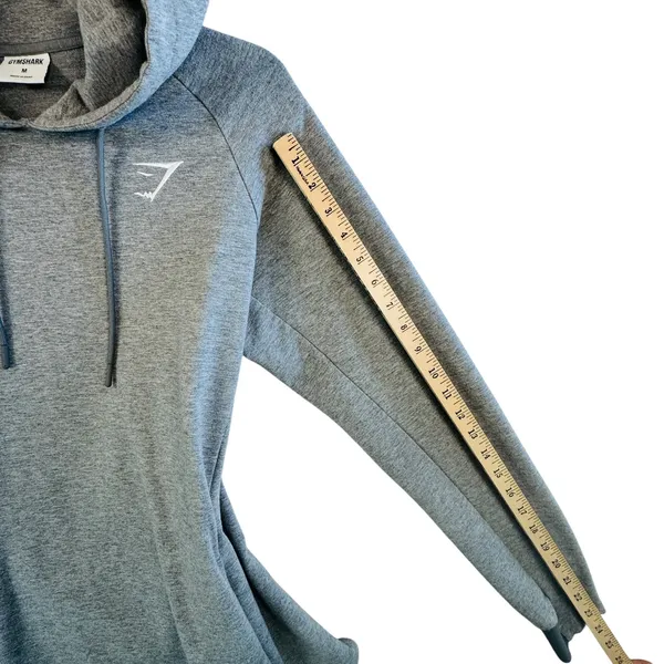 Nike Gymshark Women's Medium Gray Pullover Hoodie Logo Athleisure‎ Gorpcore Cozy - Image 9