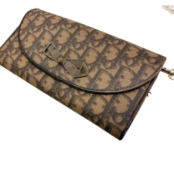 Christian Dior Romantique Bow Clutch/Wallet/WOC Shoulder Bag - Image 8