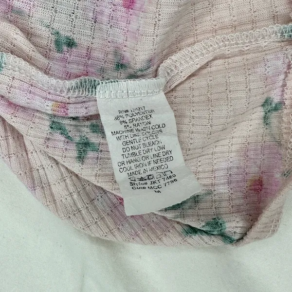 VIBE pink floral print short-sleeve top - Image 6