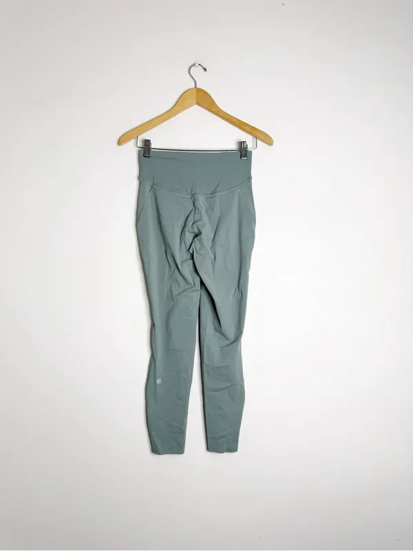 Lululemon In Movement Tights Size 6 Teal 25” Leggings Everlux - Image 2