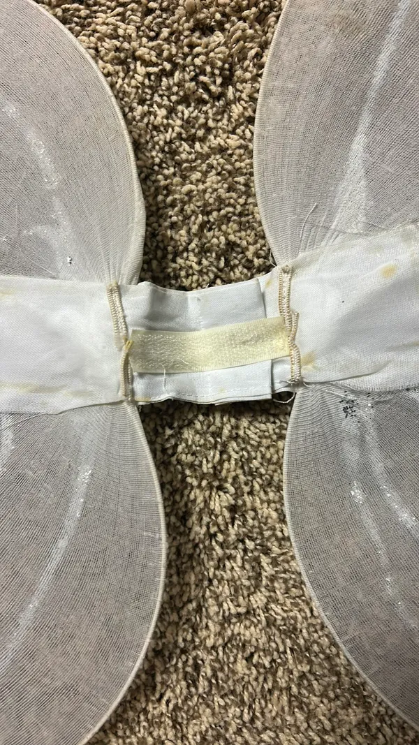 Fairy Wings Costume Silver Size undefined - Image 2