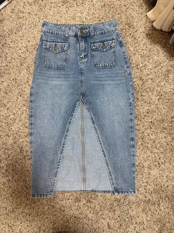 Windsor Denim Skirt - Image 2
