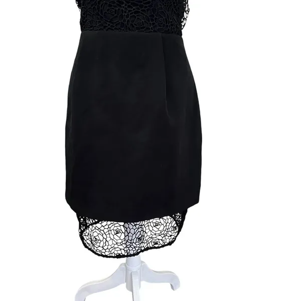 Keepsake The Label Reunion Black Lace Open Back High Low Mini Dress NWT M - Image 7