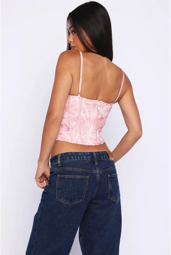 White Fox Corset Boutique Top - Image 2