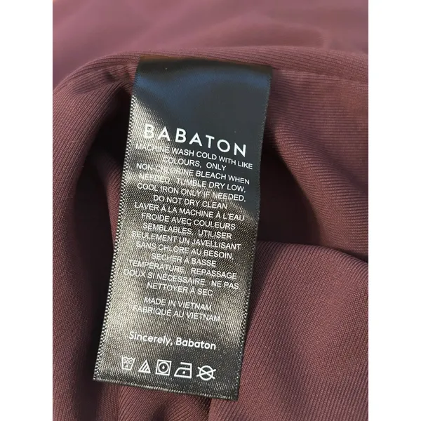 Aritzia Babaton Contour Women's Brown Crewneck Short Sleeve Bodysuit Sz S - Image 5