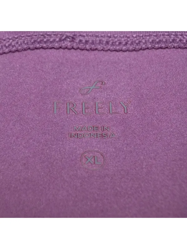 Free Fly Womens XL Twist-Front Long Sleeve Top Purple Athletic Athleisure MINT - Image 9