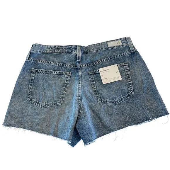 NWT AG-ED Denim Alexxis‎ Short High Rise Wedgie Shorts size 33 - Image 3