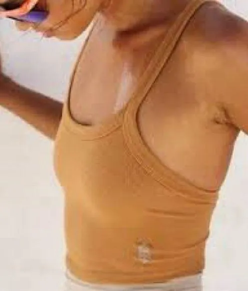 Free People All Clear Tank in Brown - Image 2