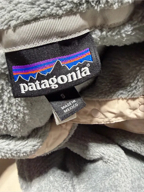 Patagonia retool snap T Women's Gray Fleece Pullover Sweater small - Image 8