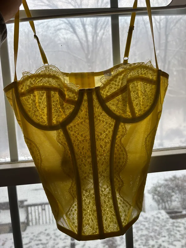 Yellow Corset Top - Image 6