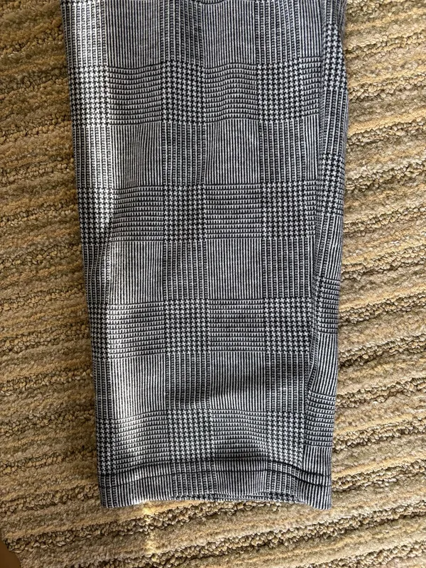 Checkered Work Pants Gray - Image 5