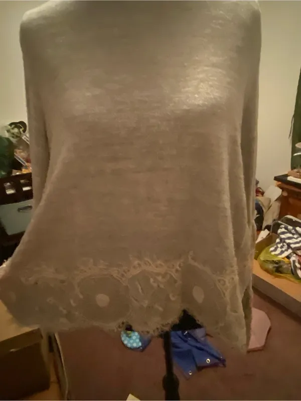 Altar'd State Light Gray Knit Top - Image 2