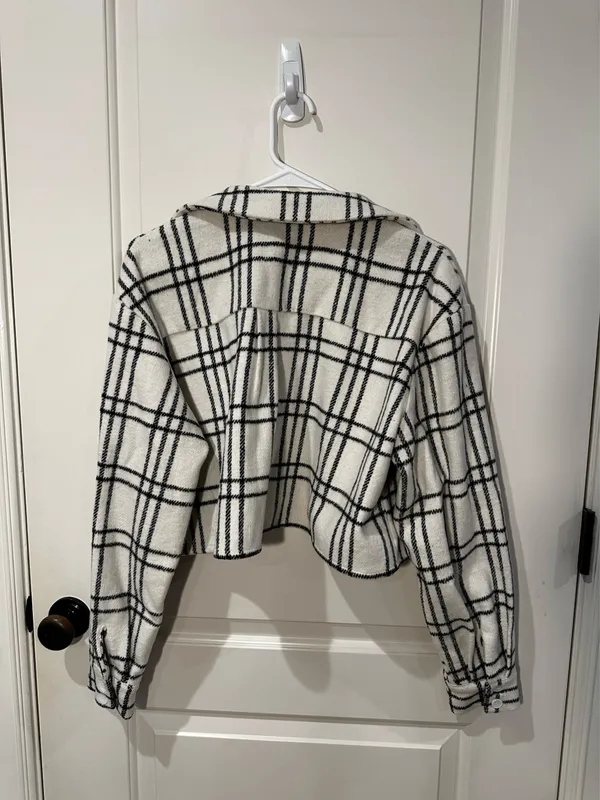 Vestique flannel cropped jacket  - Image 2