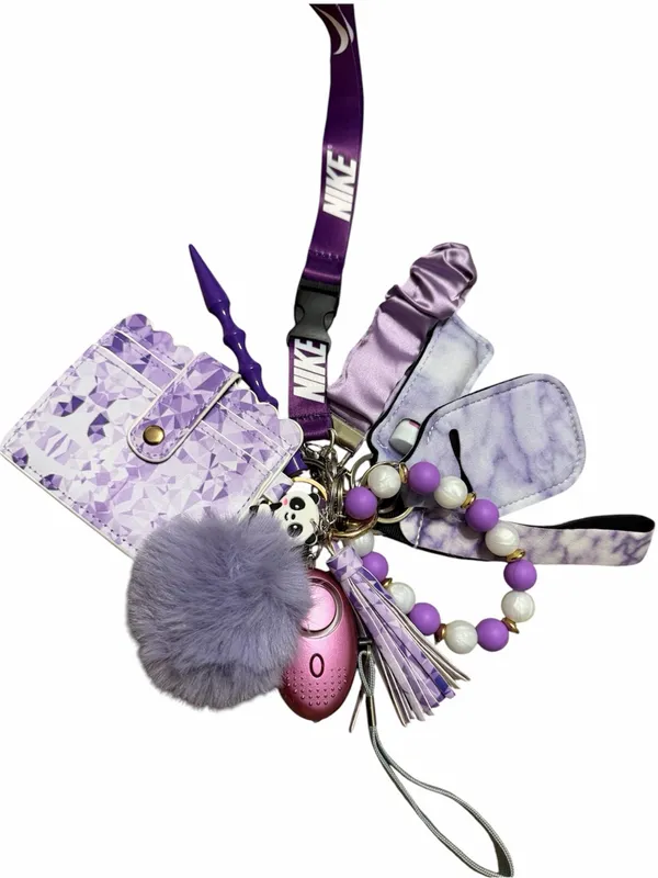 Nike Purple Keychain & Accessory safety Set - Lavender Mix - Image 2