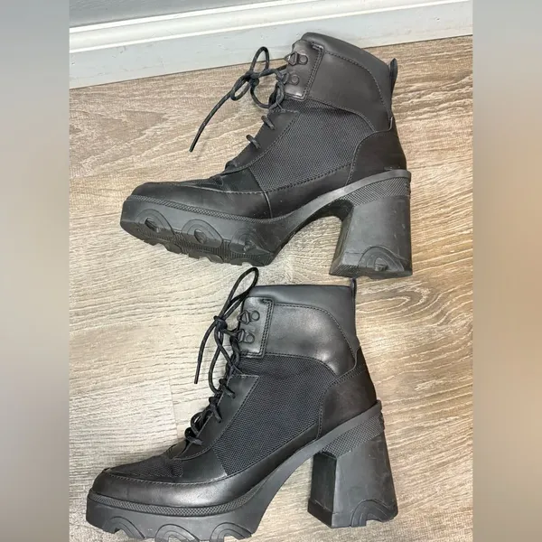 SOREL Brex™ Lace-Up Boots Black Women’s Size‎ 10 - Image 4