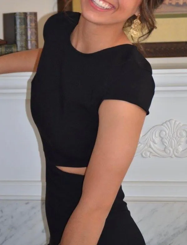 Black Prom Dress Size XS - Image 2