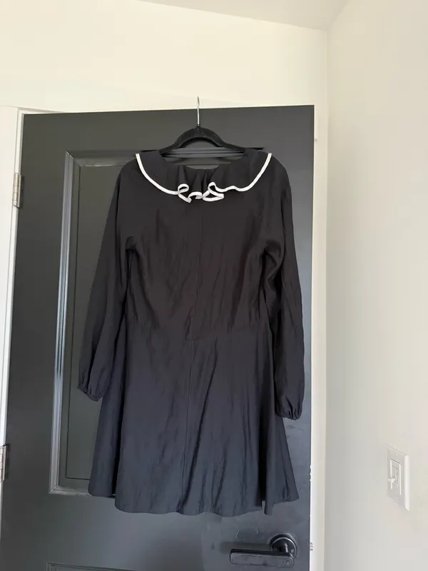 H&M FLOUNCE-TRIMMED DRESS - Image 8