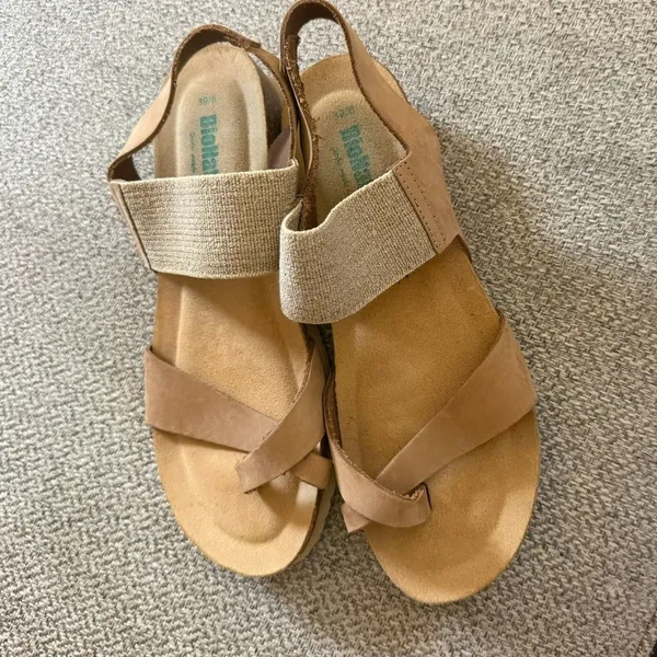 NEW! $140 BioNatura Women's Sz‎ 8 Solo Nubuck Suede Casual Comfort Sandals - Image 3