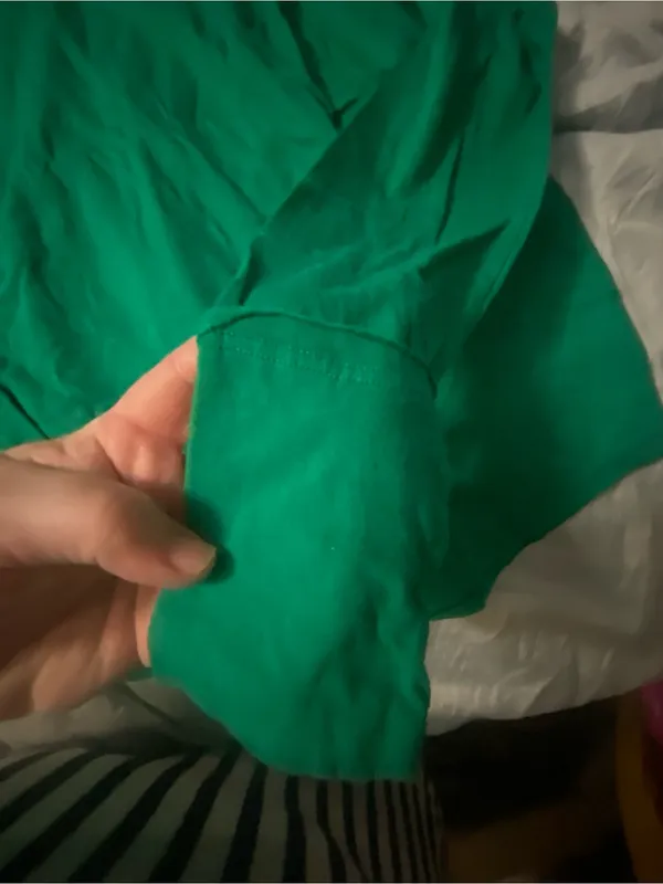 Zenana Outfitters womans Long-Sleeve Crew in Teal Green - Image 5