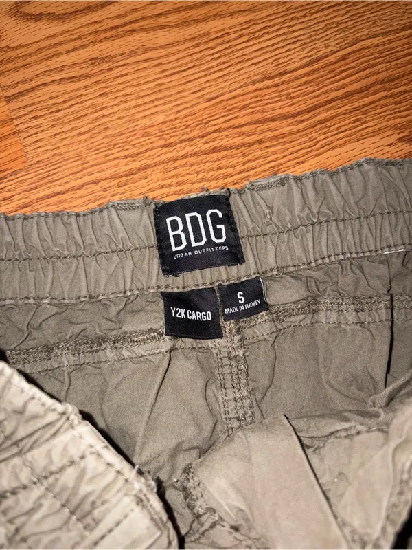 BDG Y2K Olive Utility Cargo Pants with Elastic Cuffs - Image 5