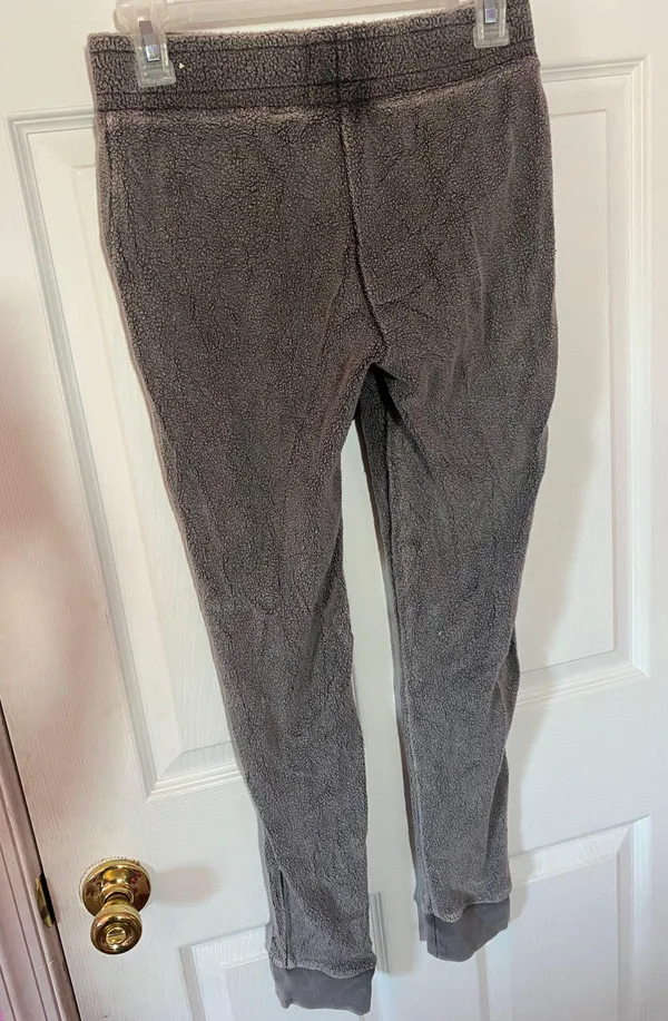 Victoria’s secret Pink Gray Sherpa Joggers - Image 3