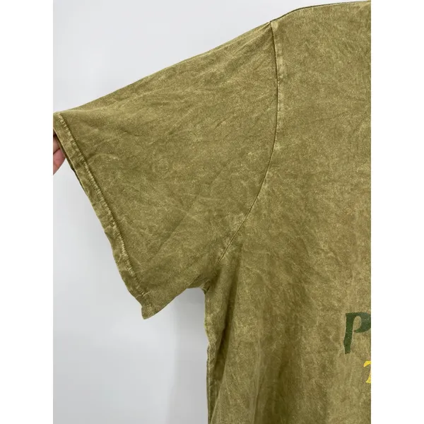 Isabel Jaxon Womens Positive Thinking Olive Round Neck T-Shirt Tee NEW 2X - Image 5