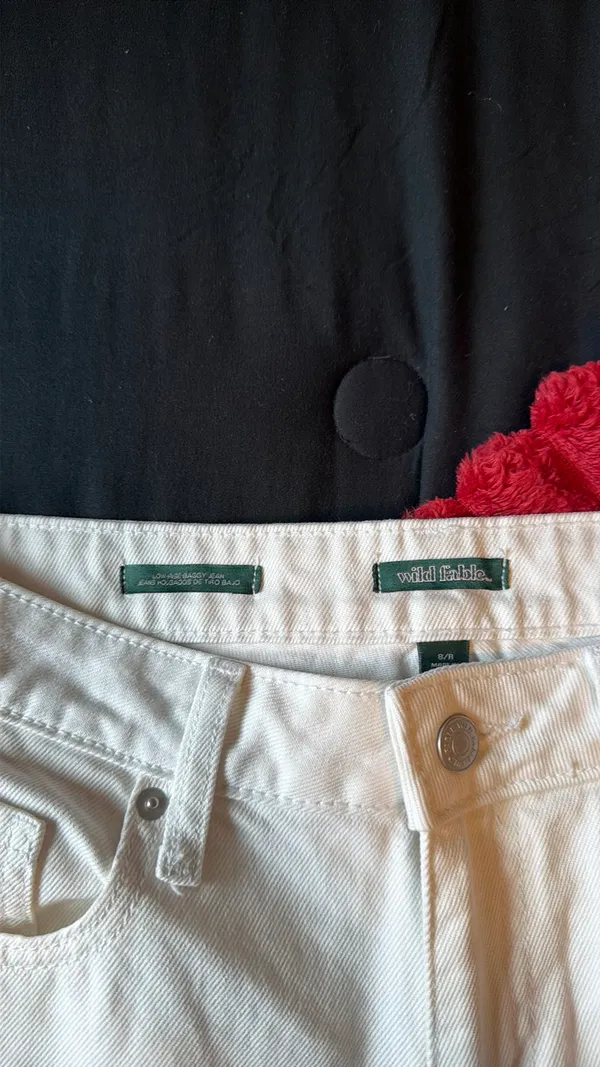 Wild Fable Low-Rise Baggy Wide-Leg Jeans - Image 4