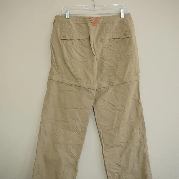 The North Face Women's Size 10 Tan Convertible Hiking Pants Zip Off Shorts Khaki - Image 10