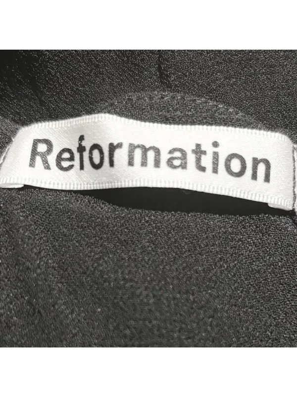 Reformation Eleni Dress Size 0 Black - Image 6