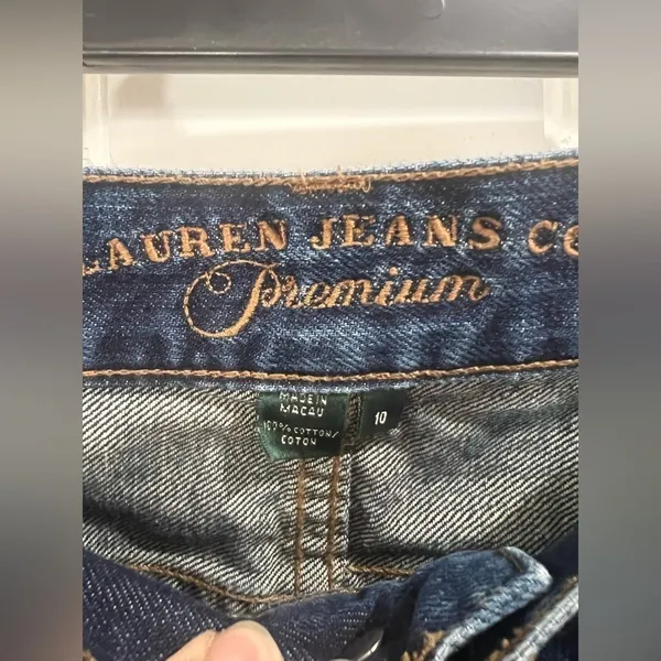 Lauren Jeans Co Premium Blue Jeans Size 10 - Image 3