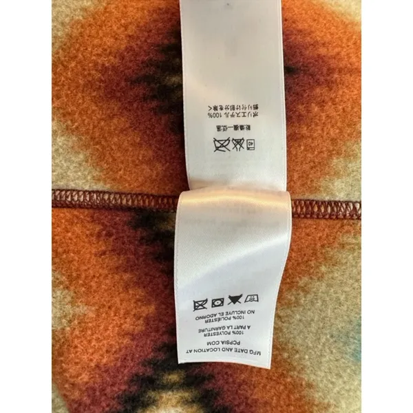 Patagonia Lightweight Synchilla® Poncho Cinder Red XS/S - Image 7
