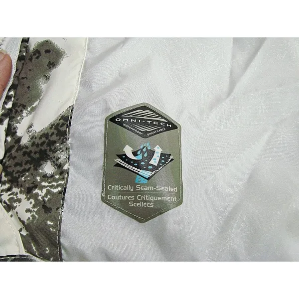 Columbia Womens Size M Bugaboo Interchange Omni-Tech Full Zip Jacket Gray White - Image 5