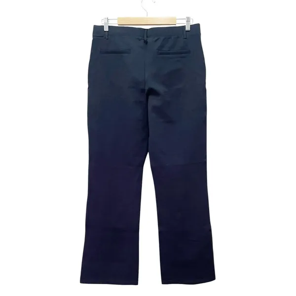 Quince Ultra Stretch Ponte Bootcut Pants Navy Blue Sz Large Work Career Capsule - Image 3