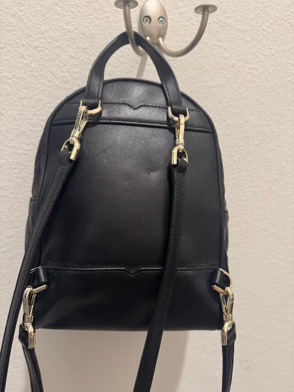 Kate Spade Quilted Blush Black Mini Backpack - Image 4