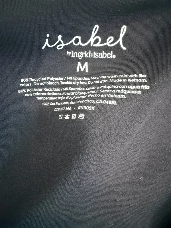 Isabel Maternity by Ingrid & Isabel Slit Active Midi Maternity Dress Size M NWT - Image 5