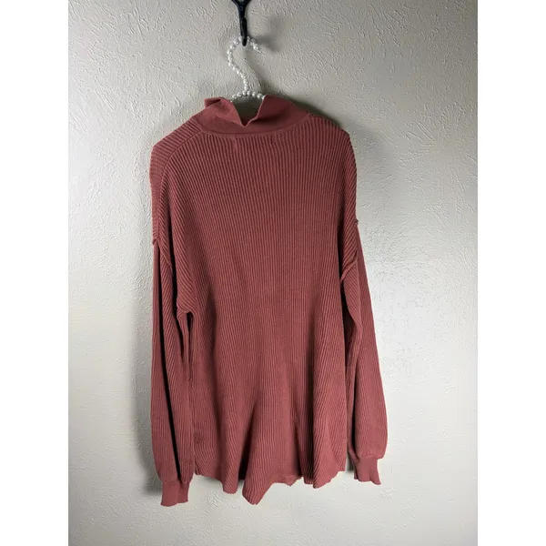 NEW Free People Beach XS Sweater Mini Dress Canyon Sunset Knit Lagenlook Boho - Image 6