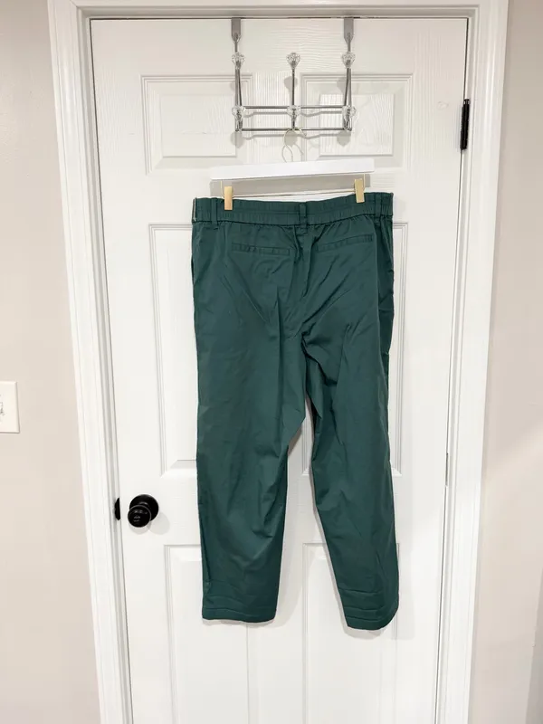NWT Women’s Forest Green Minimalist Career Office Plus Stretch XXL Ankle Pants - Image 5