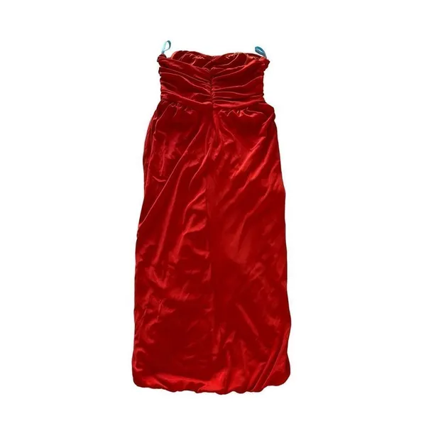 NWT MARCIANO SLEEVELESS MINI DRESS RED Size 2 - Image 2