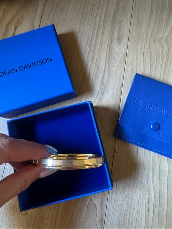 Dean Davidson Tao Hinged Bangle Gold - Image 3