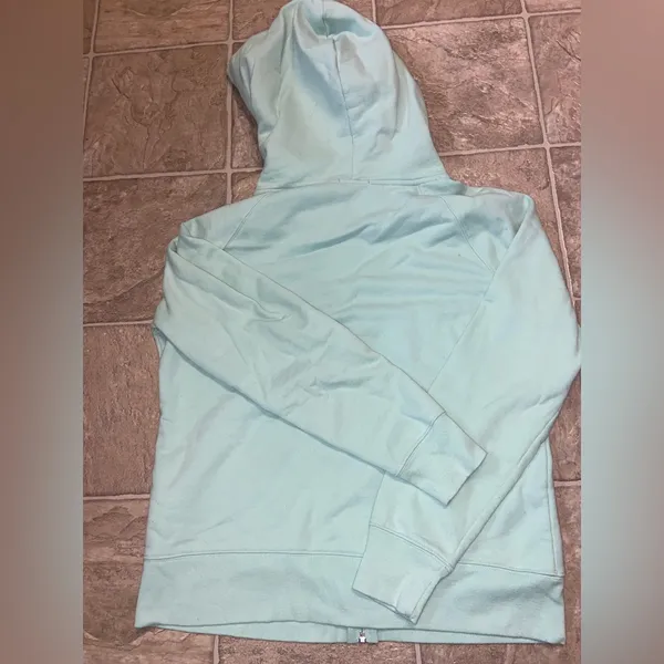 Women’s GAP Logo Zip-Up Hoodie, Mint Green - Image 4