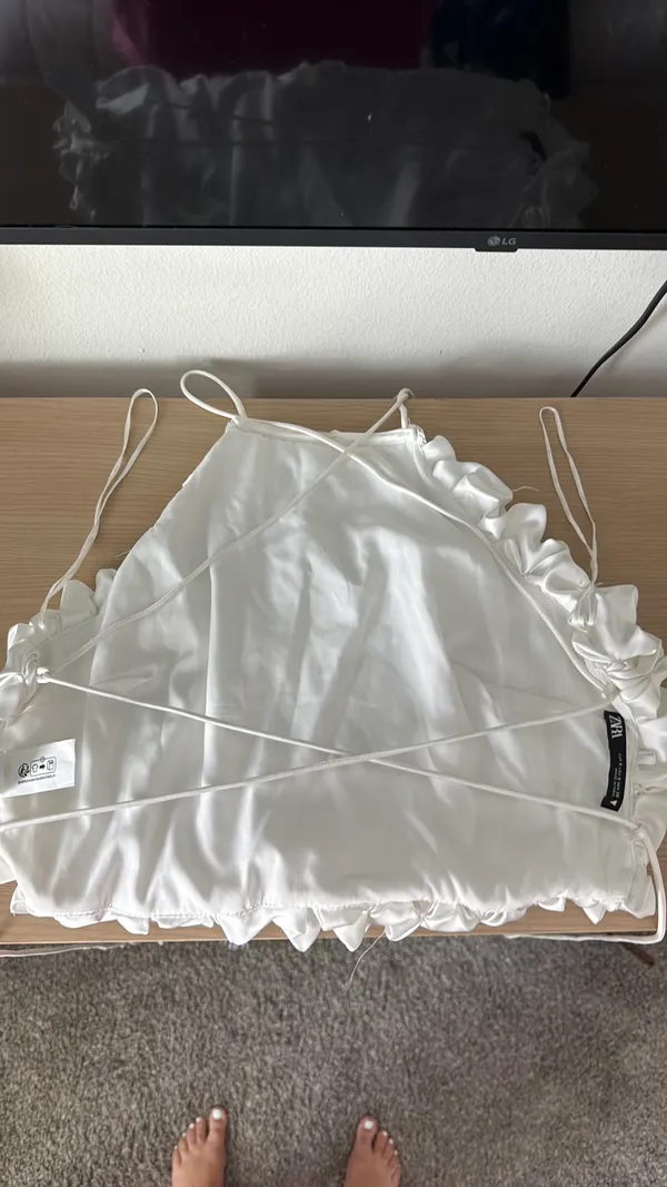 ZARA Criss-Cross Halter Top - Image 3