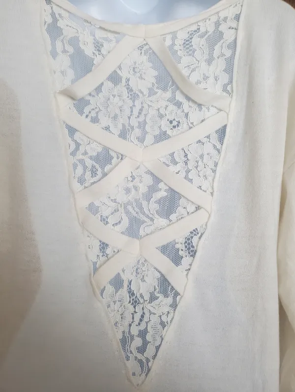 Maurices Lace-Back Crew Neck Sweater - Image 5
