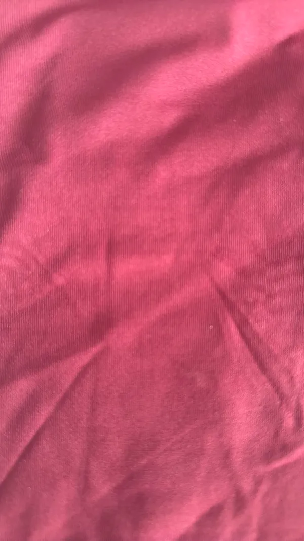 Burgundy woman’s leotard. Built in shelf bra. Size XS - Image 2