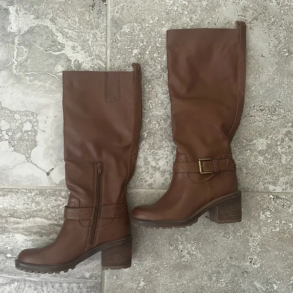Zodiac Georgia Knee-High Riding Boots, Cognac Size 10 NEW Retail $189 SOLD OUT - Image 9