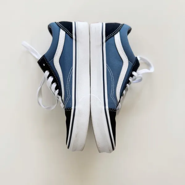 Vans Blue Suede Sneakers size 7 - Image 5