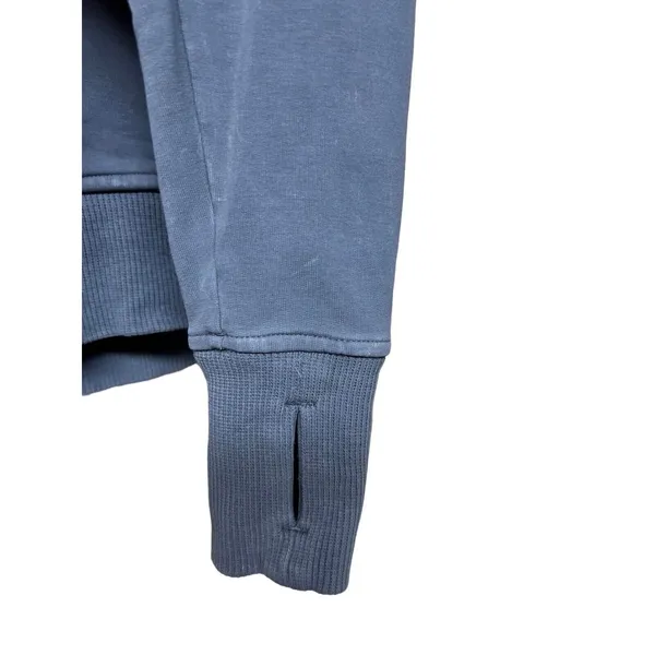 Lululemon Scuba Pullover Hoodie Sweatshirt Washed Blue Charcoal Women’s‎ Size 4 - Image 6