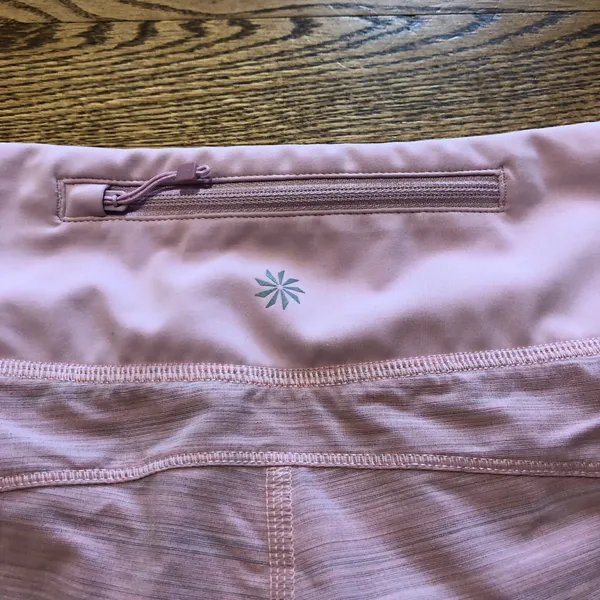 Athleta Run With It Textured Shorts Pink - Image 10